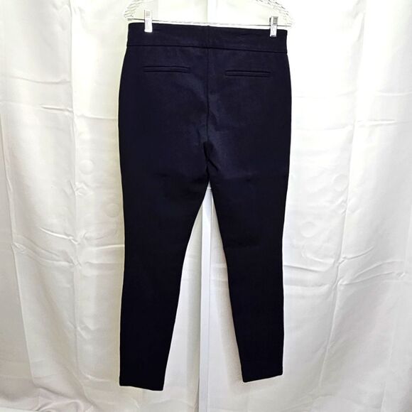 Hilary Radley Navy Blue and Charcoal Stretch Pull On Ponte Pants Bunde Medium - Picture 10 of 11